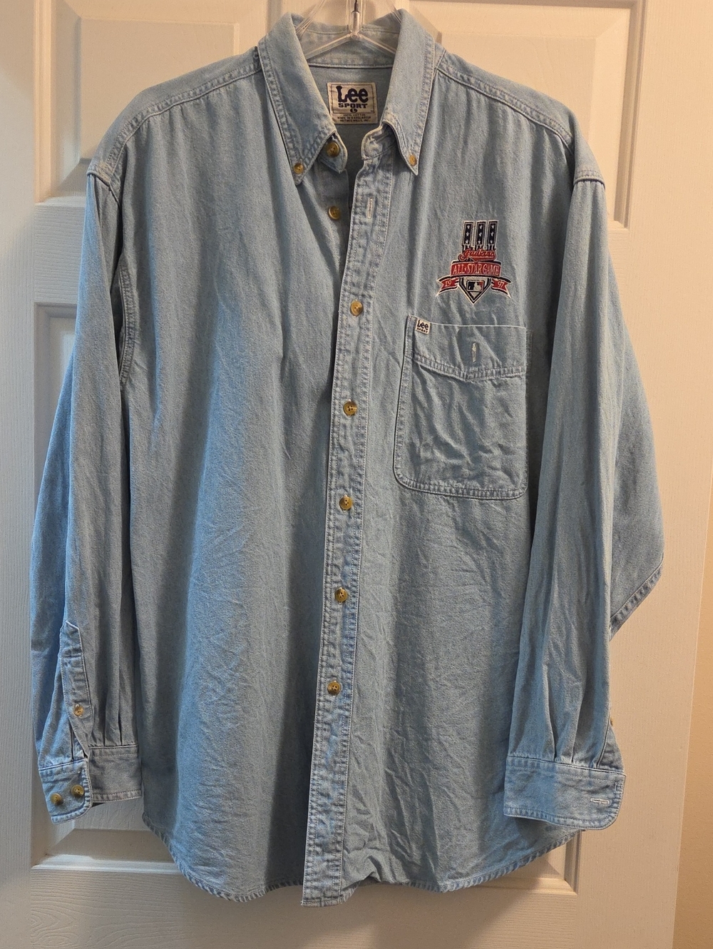 Cleveland Indians Denim Shirt - Vintage